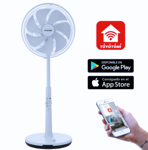 Ventilador de Pedestal Wi-Fi 30 W VP35-DCW