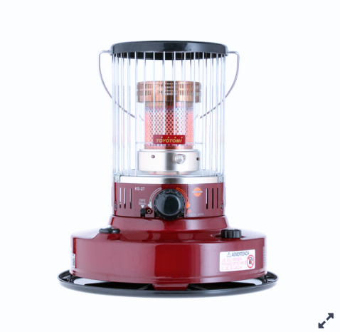 Estufa Kerosene Mecha 2,9 kW KS-27 Roja