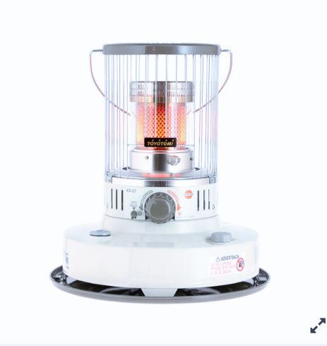 Estufa Kerosene Mecha 2,9 kW KS-27 Blanca