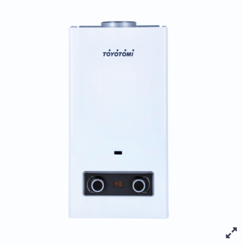 Calefón Tiro Natural Ionizado 10L Gas Licuado GWH-TN10L